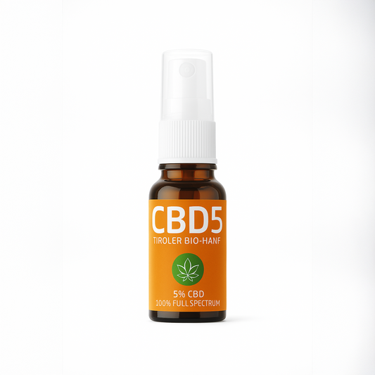 Naturblut CBD Öl mit Minzgeschmack & Sprühkopf