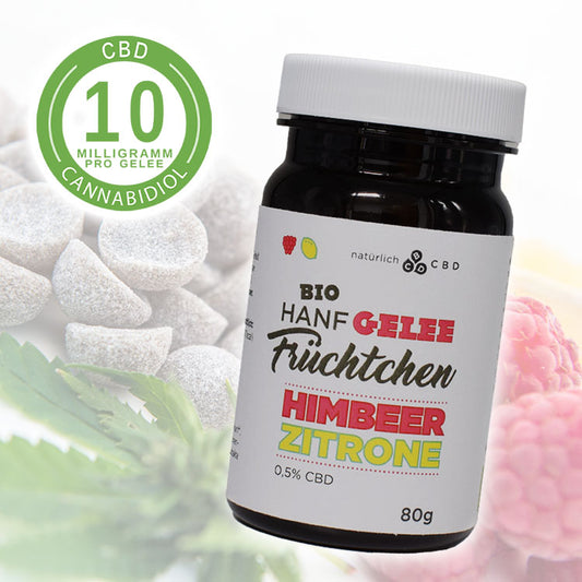 CBD BIO Früchtchen Himbeere Zitrone